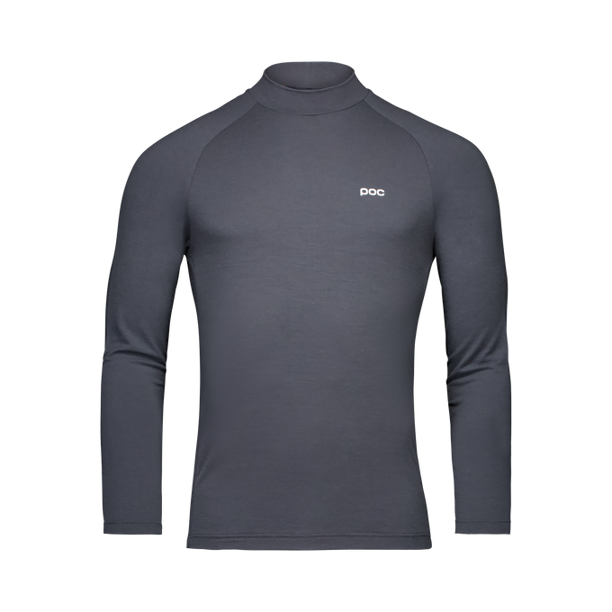 Lenjerie termoactivă POC M's Layer Merino Mock Neck Jersey Sylvanite Grey