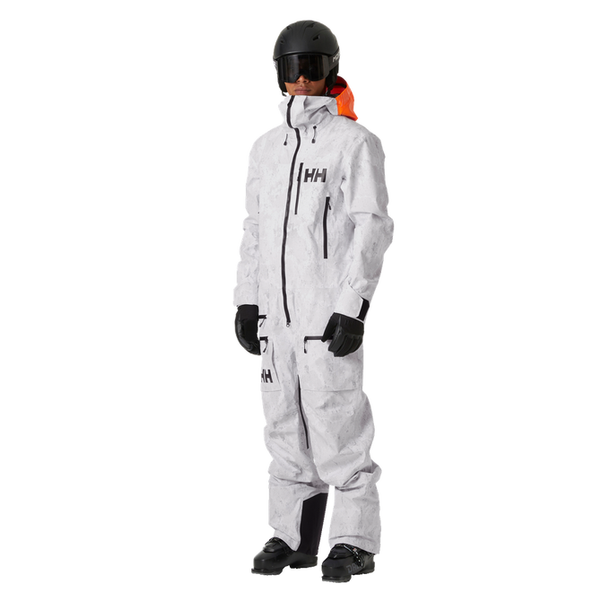  Costum de schi Helly Hansen Chugach Infin Printed Suit Grey Fog Snow Camo Aop - 2024/25
