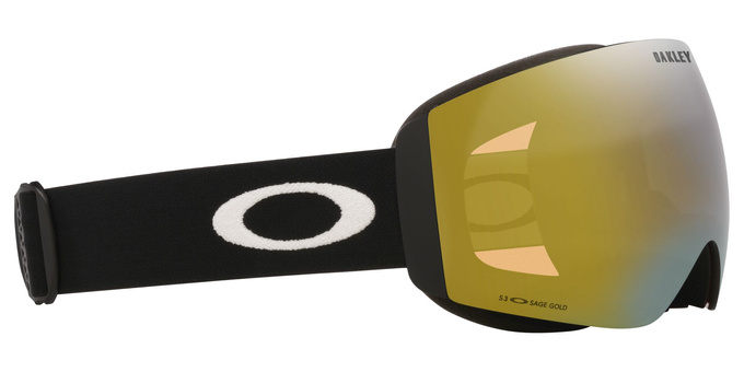 Ochelari de schi Oakley Flight Deck Pro M Matte Black/Prizm Sage Gold Iridium + Additional lens Prizm Snow Iced Iridium - 2025/26