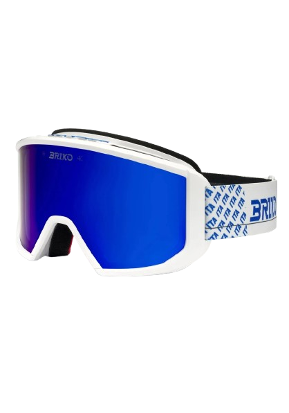 Ochelari de protecție Briko Frostbite Italia Matt White/Science Blue - 2025/26
