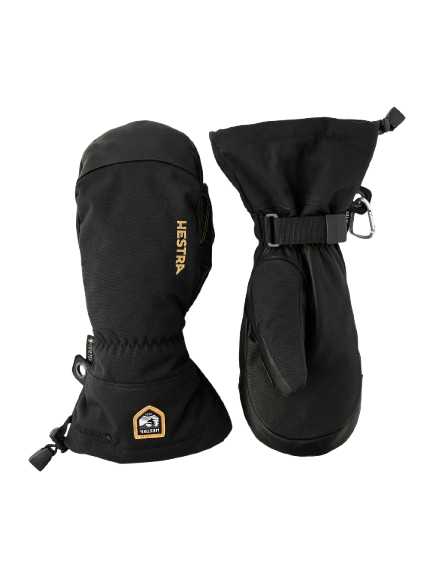 Mănuși Hestra Army Leather Gore-Tex Mitt Black- 2025/26