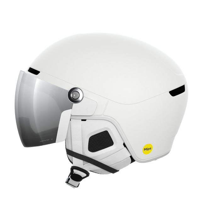 Cască POC Obex Visor Hydrogen White/Clarity Universal/Partly Sunny/Silver - 2025/26