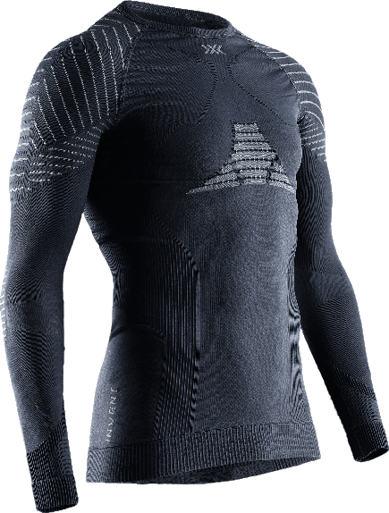 Cămașă termică X-bionic Invent 4.0 Shirt LG SL Men Anthracite/Black - 2023/24