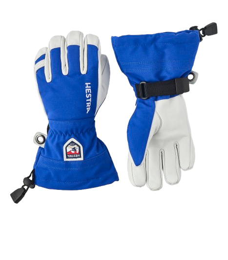 Mănuși Hestra Army Leather Heli Ski Jr. Royal Blue - 2025/26