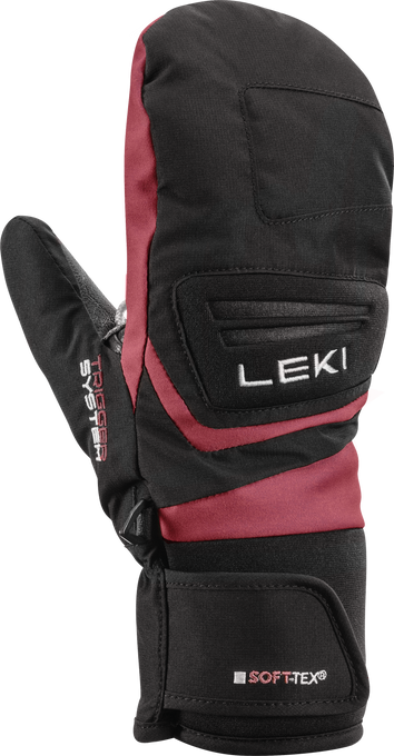 Mănuși LEKI Griffin 3D Mitt Junior Black/Rose - 2025/26