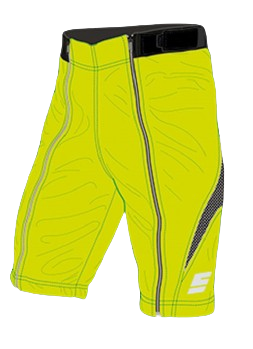 ENERGIAPURA Pantaloni scurți New Wengen Color Adjustable Acid Green - 2021/22