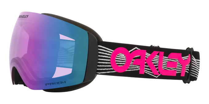 Ochelari de schi Oakley Flight Deck M Black Wired/Prizm Snow Iced Iridium - 2025/26