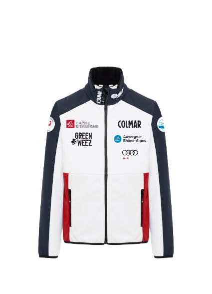 Softshell pentru bărbați Colmar Replica Softshell Jacket White/Navy/Bright Red - 2025/26