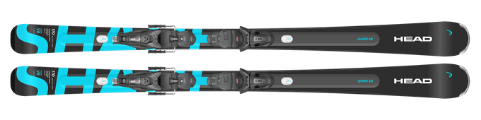 Schiuri HEAD V-Shape E-V8 + Protector PR 11 GW BR. 85 Matt Black - 2025/26