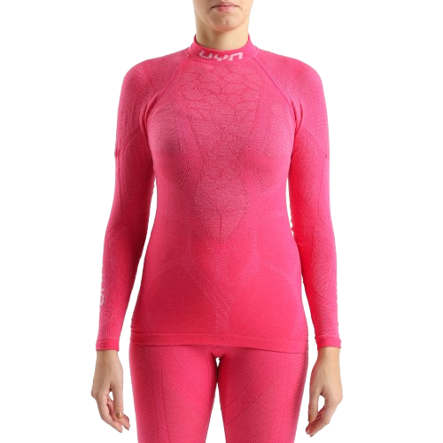 Lenjerie termică UYN Woman Elevatyon Biomorph UW Shirt New Long SL Turtle Neck Pink Yarrow - 2025/26