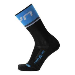 Sosete de Ciclism UYN Man Cycling One Light Black/Cobalt Blue