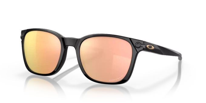 Ochelari de vedere OAKLEY Ojector Prizm Rose Gold cu lentile polarizate și rame negre lustruite - 2022