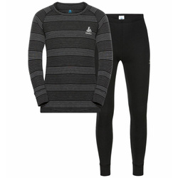Lenjerie de corp termică Odlo Active Warm Set Long Junior Black - 2025/26