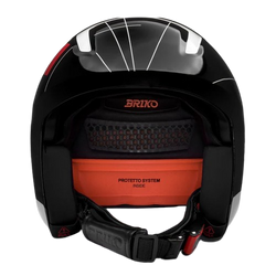 Cască Briko Volcano 2.0 Graphik Italia Mips Shiny Black/White - 2025/26