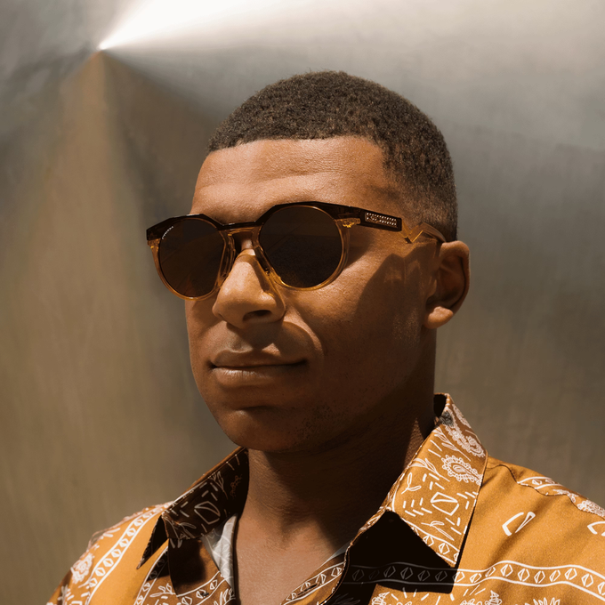 Ochelari de vedere OAKLEY HSTN Kylian Mbappé Signature Series Prizm Tungsten Lenses / Dark Amber & Light Curry Frame
