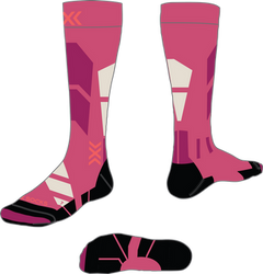 X-Socks Ski Perform OTC Light Pink/Light Sand - 2024/25