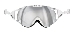 Ochelari de protecție Casco FX70 Carbonic White Silver - 2025/26