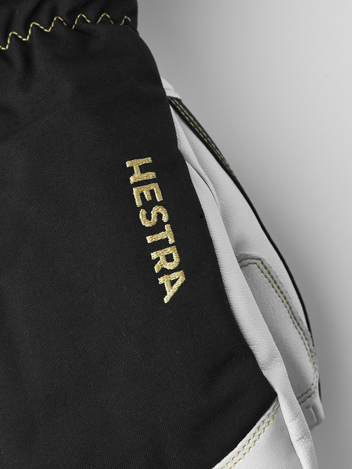 Mănuși Hestra Army Leather Gore-Tex Mitt Black/Natural Grey - 2025/26