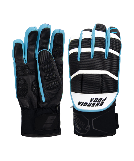Mănuși de schi Energiapura Warrior Black/White/Turquoise - 2025/26