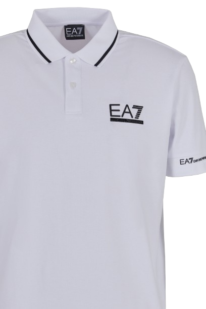 Tricou Emporio Armani Man Jersey Polo White