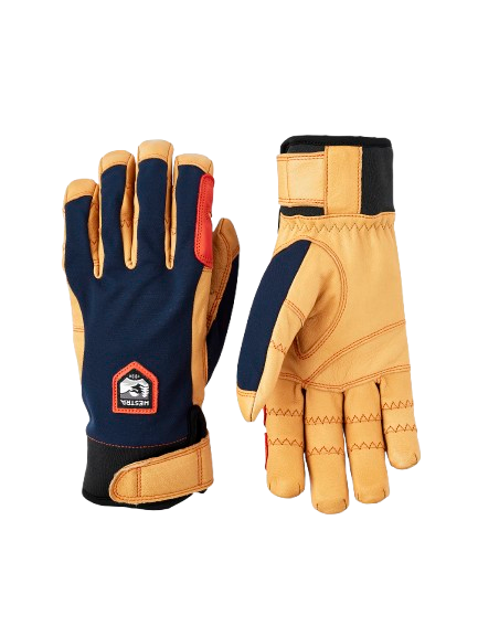 Mănuși Hestra Ergo Grip Active Navy/Natural Brown - 2025/26