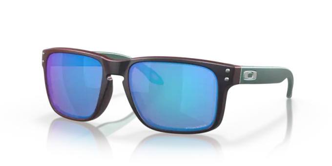 OAKLEY Holbrook Prizm Sapphire Lenses/Matte Black-Red Colorshift Frame - 2023