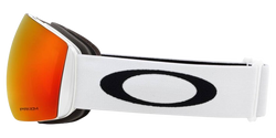 Ochelari de protecție Oakley Flight Deck L Matte White/Prizm Snow Torch Iridium - 2025/26