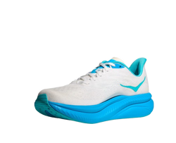 Pantofi bărbați Hoka Mach 6 White/Skyward Blue