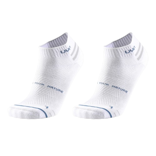 Șosete de exterior UYN Unisex All Round Low Cut 2Pack White/White