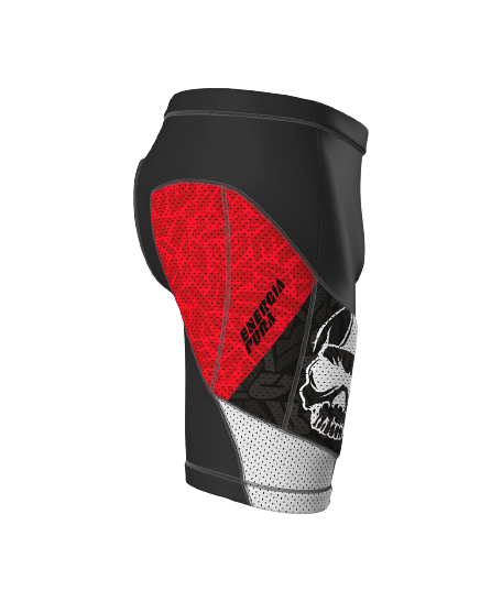 Pantaloni scurți cu protecții Energiapura Panta Racing Red/Black - 2024/25