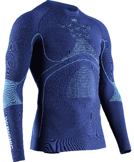 Cămașă termică X-bionic Energy Accumulator 4.0 Shirt LG SL Men Navy/Blue - 2023/24