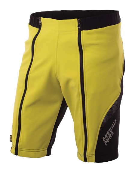 Pantaloni scurți de cauciuc pentru juniori ENERGIAPURA Wengen Bicolor Yellow/Black Junior