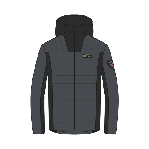 Haina de puf Rossignol Hero Hybrid Light Jkt Onyx Grey - 2023/24