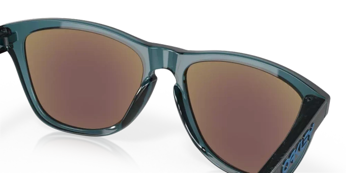 Ochelari de vedere polarizați Oakley Frogskins Crystal Black w/Prizm Sapphire - 2023