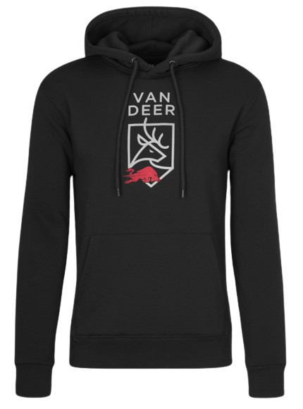 Bluza cu glugă Van Deer Logo Hoodie Black  - 2024/25