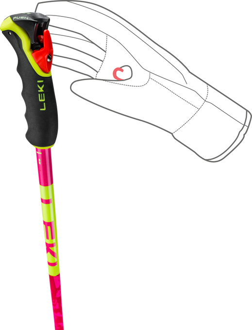 Stâlpi LEKI Spitfire 3D Pink - 2025/26