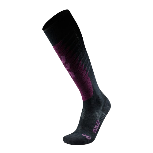 Șosete de schi UYN Women Ski One Biotech Black/Purple - 2025/26