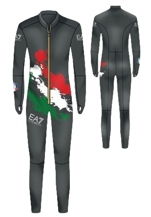  Cauciuc de schi  Emporio Armani Fisi Ski Suit Dark Grey - 2024/25