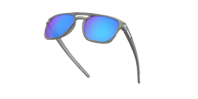 Ochelari de vedere Oakley Latch Beta Prizm Sapphire Polarized Lenses / Matte Grey Ink Frame