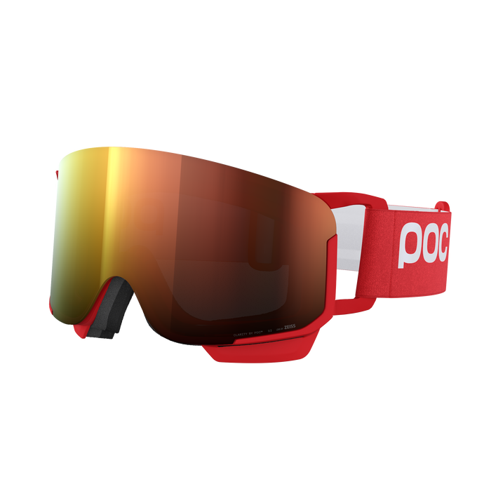 Ochelari de protecție POC Nexal Mid Prismane Red/Partly Sunny Orange - 2025/26