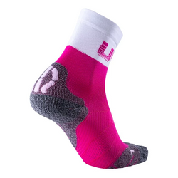 Sosete de Ciclism UYN Women Cycling Light Socks Pink/White
