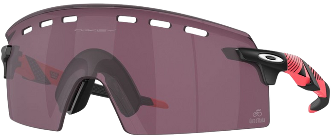 Ochelari de vedere OAKLEY Encoder Strike Vented Giro d'Italia Collection Prizm Road Black Lenses / Giro Pink Stripes Frame