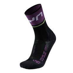 Șosete de exterior UYN Woman Cycling One Light Socks Black/Violet