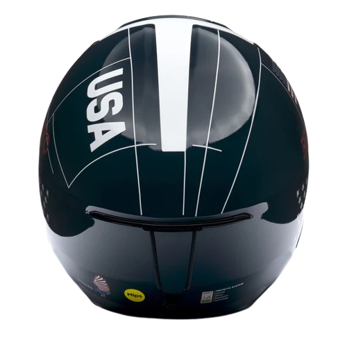 Cască Briko Vulcano 2.0 USA Shiny Blue/White - 2025/26