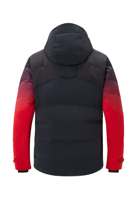 Jachetă izolată Descente Hybrid Down Jacket Black Electric Red - 2024/25