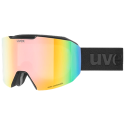 Uvex Evidnt ATTRACT Small V Black Matt/Mirror Rainbow + spare lens - 2025/26