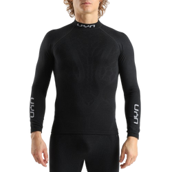 Lenjerie termică UYN Man Elevatyon Biomorph UW Shirt Long SL Turtle New Neck Black - 2025/26