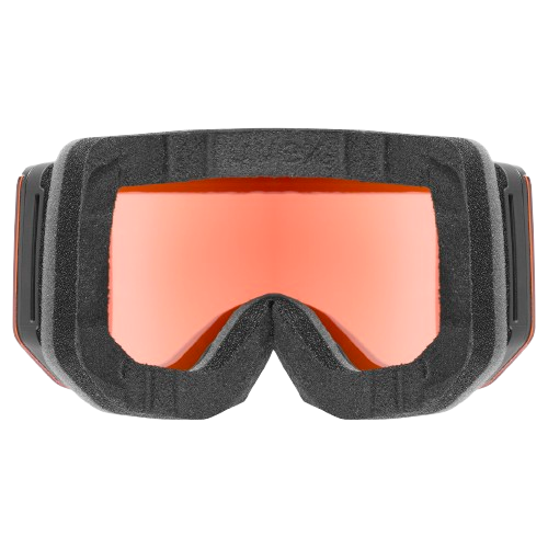 Uvex lace ATTRACT FM Black Matt/Mirror Red + spare lens - 2025/26