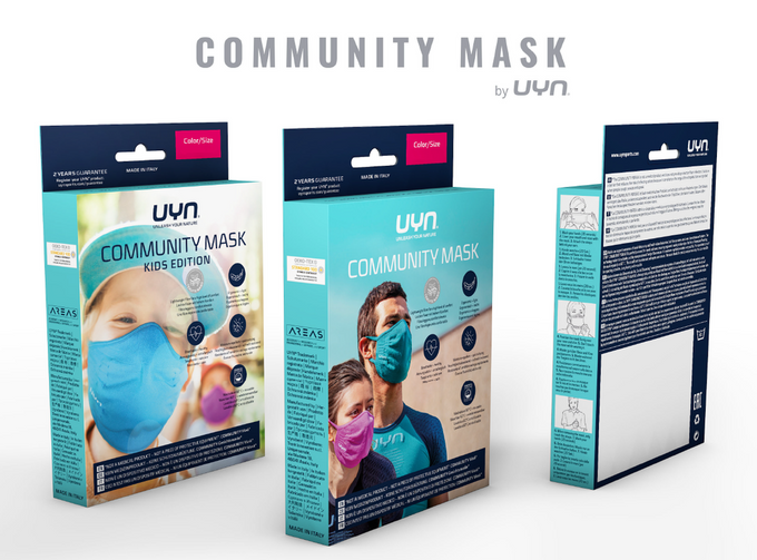 UYN Community Mask Kids Edition Albastru