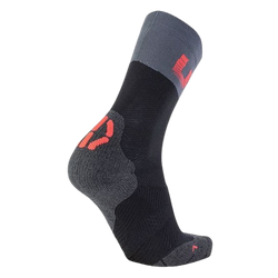 Sosete de Ciclism UYN Man Cycling Light Socks Black/Grey/Hibiscus
